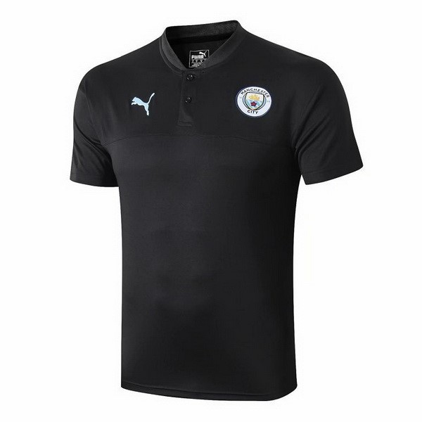 Replicas Polo Manchester City 2019/20 Negro Azul